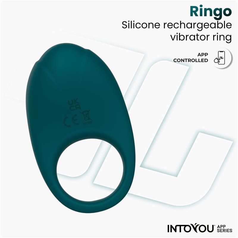Ringo Anneau Vibromasseur avec APP Unibody Vert