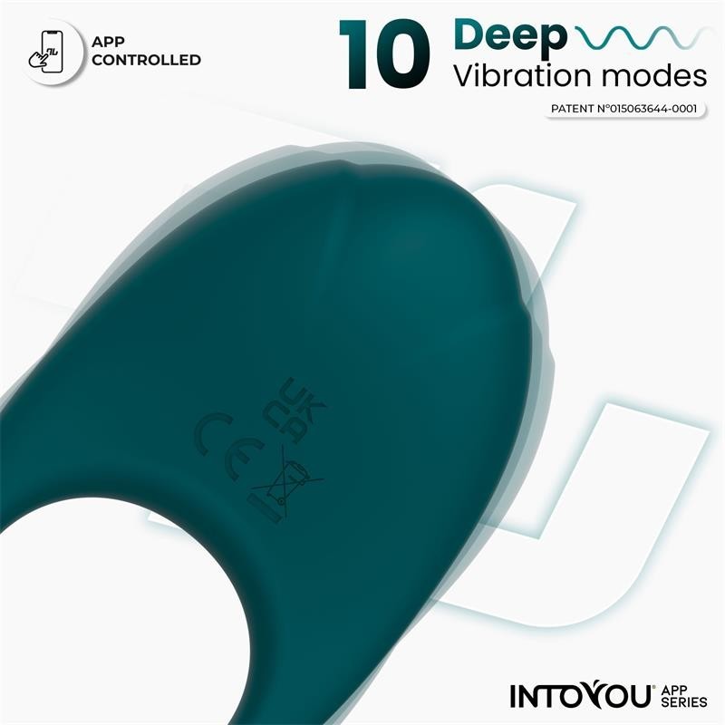 Ringo Anneau Vibromasseur avec APP Unibody Vert