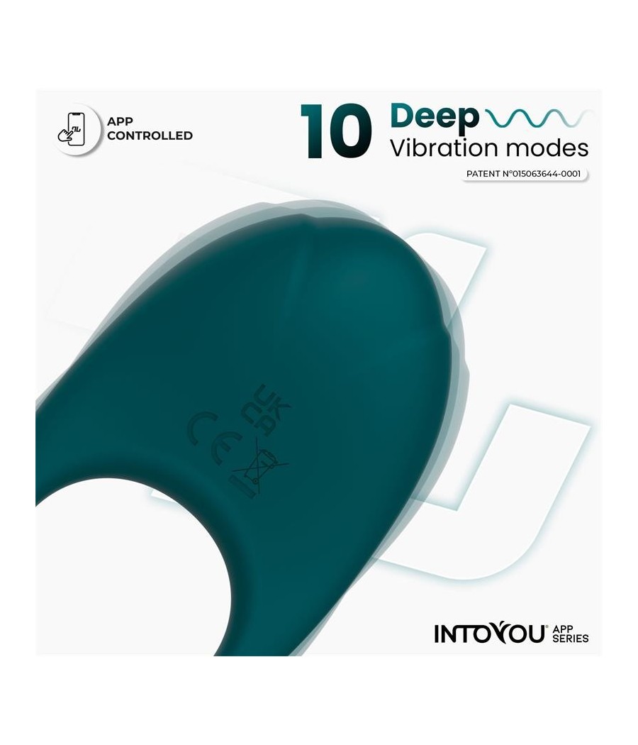 Ringo Anneau Vibromasseur avec APP Unibody Vert