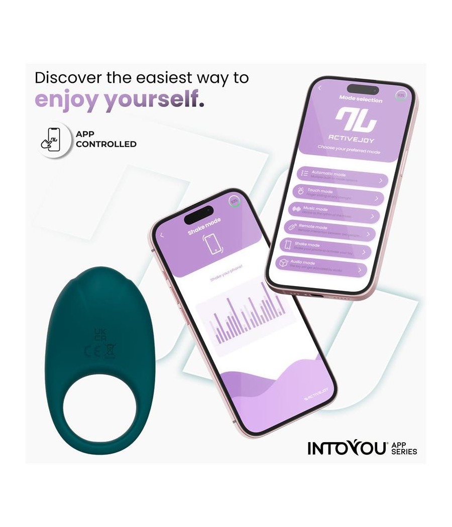 Ringo Anneau Vibromasseur avec APP Unibody Vert