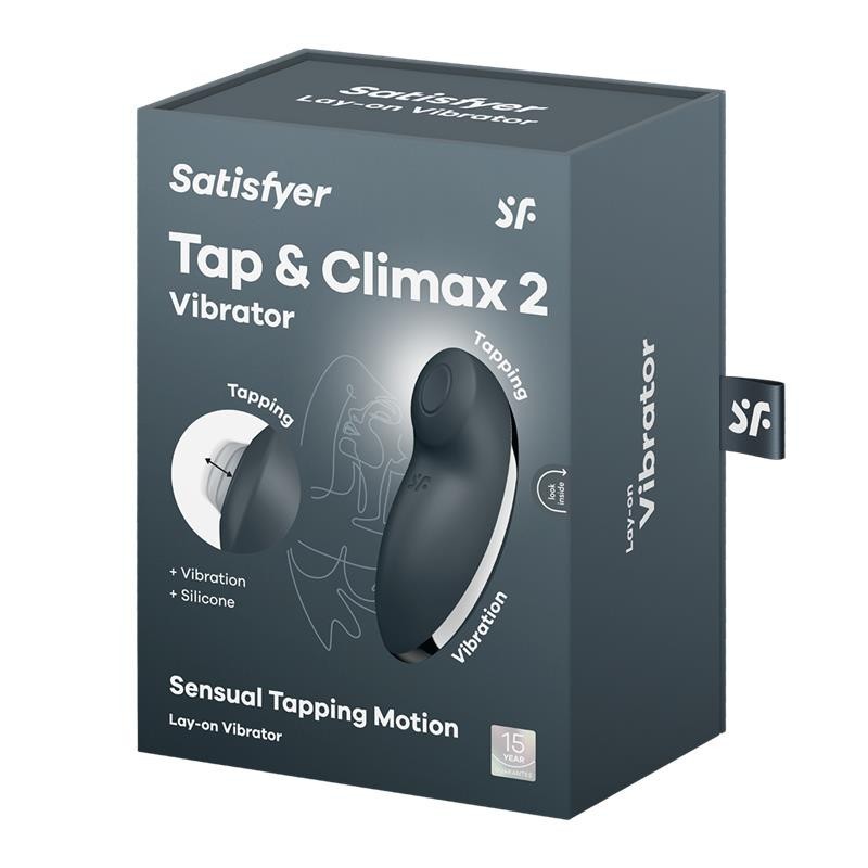 Tap & Climax 2 sensuel Tapping Motion Gris
