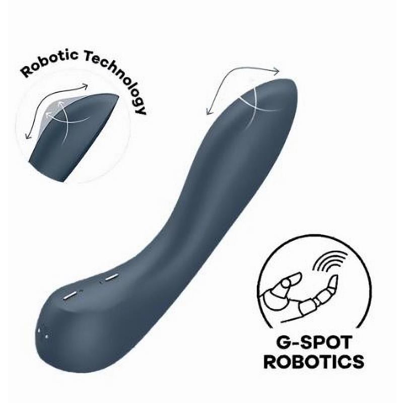 Stimulation robotique G-Spot Wave 4 bleu foncé
