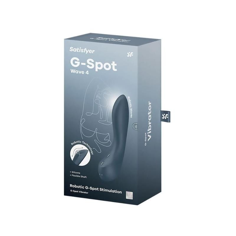 Stimulation robotique G-Spot Wave 4 bleu foncé