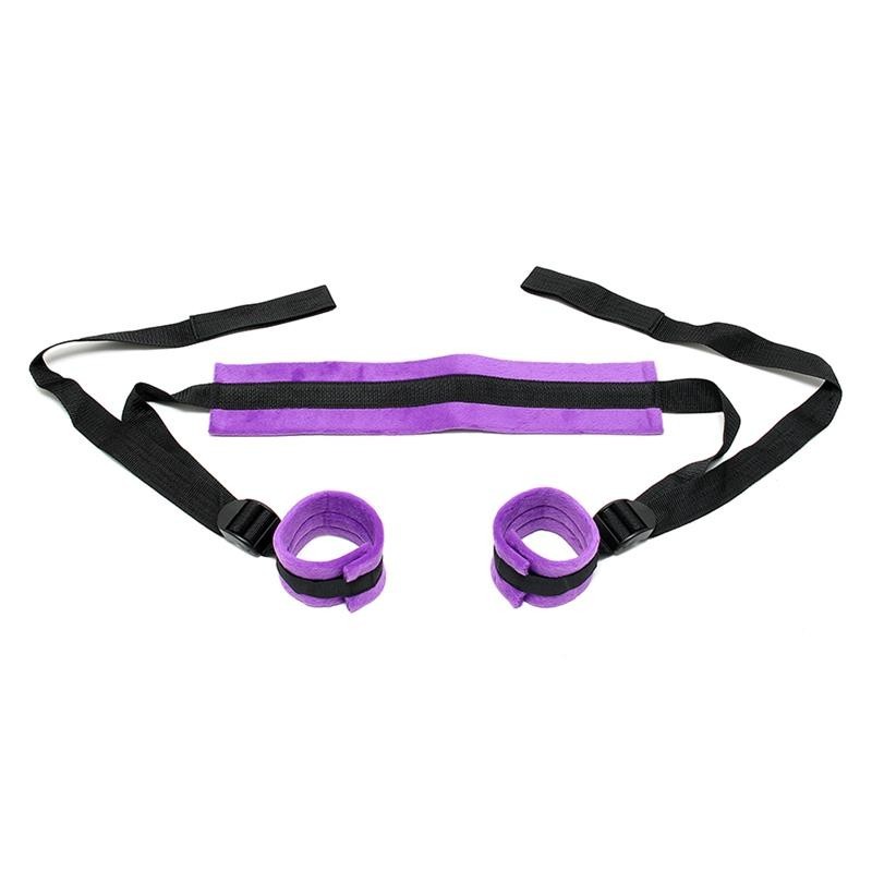 Rimba Bondage play ensemble attaches réglables Couleur Violet