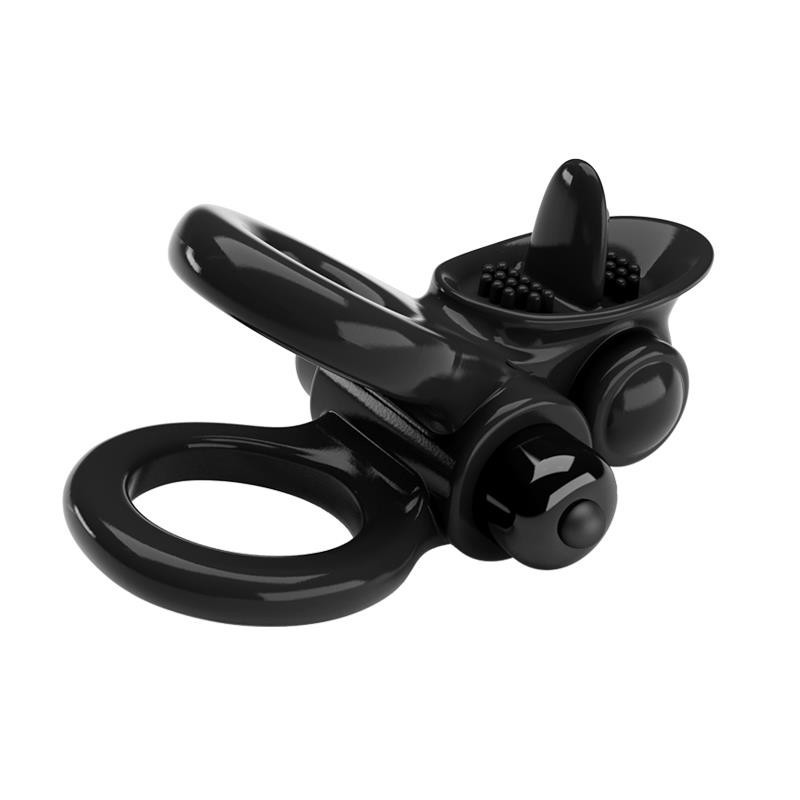 Passionné Anneau Double pour pénis vibrant