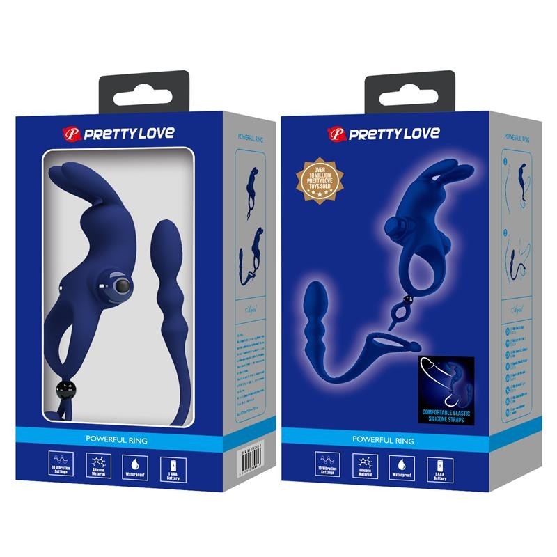 Anneau à pénis avec chaîne anale