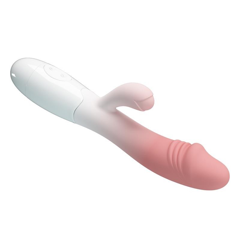 vibromasseur Snappet Blanc et Rose