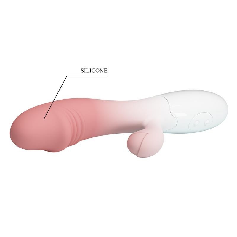 vibromasseur Snappet Blanc et Rose