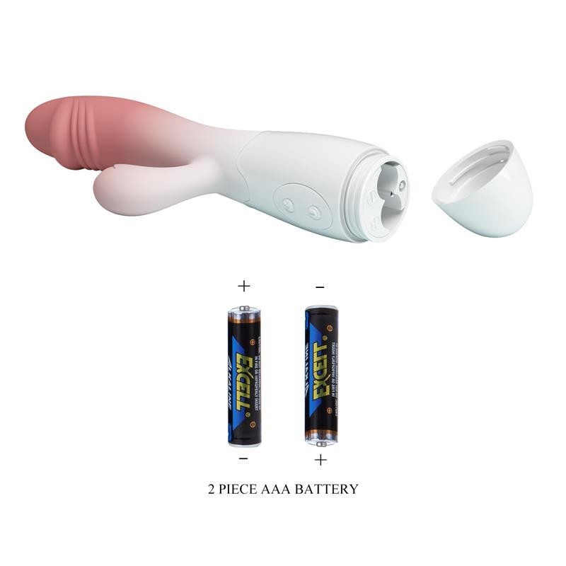 vibromasseur Snappet Blanc et Rose