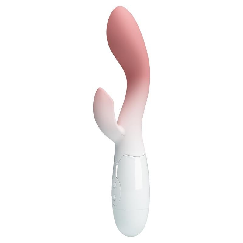 Brighty Vibromasseur Blanc et Rose