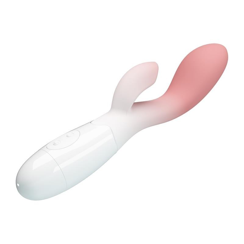 Brighty Vibromasseur Blanc et Rose