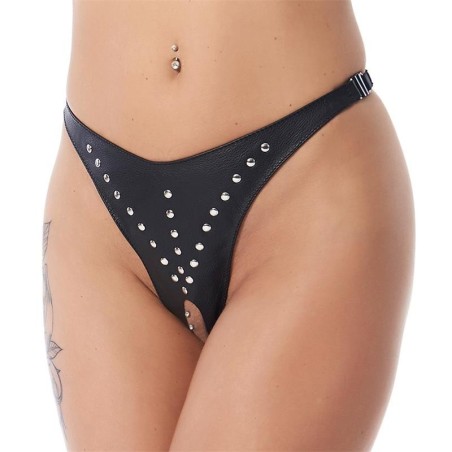 culotte ouvertes avec tachuelas Taille Unique