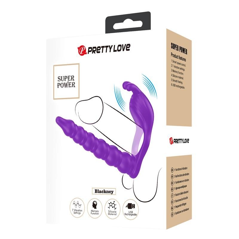 Blackneet Bague à pénis vibrant