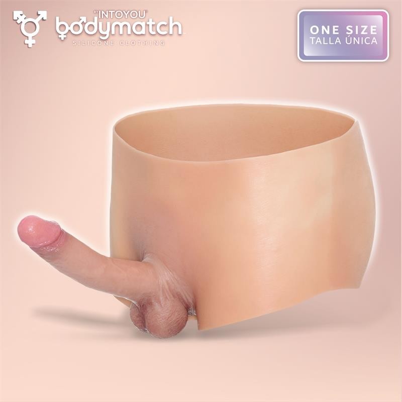 Blayke Boxer avec pénis 18 cm Hyper-réaliste silicone liquide Taille Unique