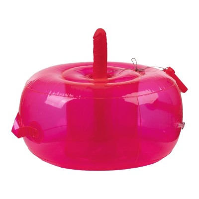 Coussin gonflable avec gode, vibration et contrôle à distance Ding Dong