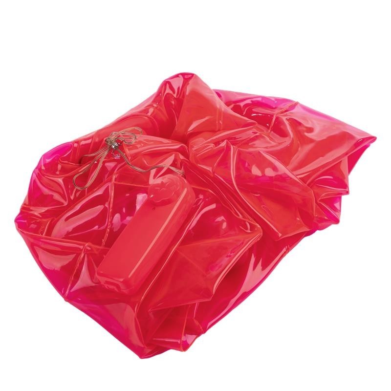 Cojín gonflable avec gode, vibration et contrôle à distance Ding Dong