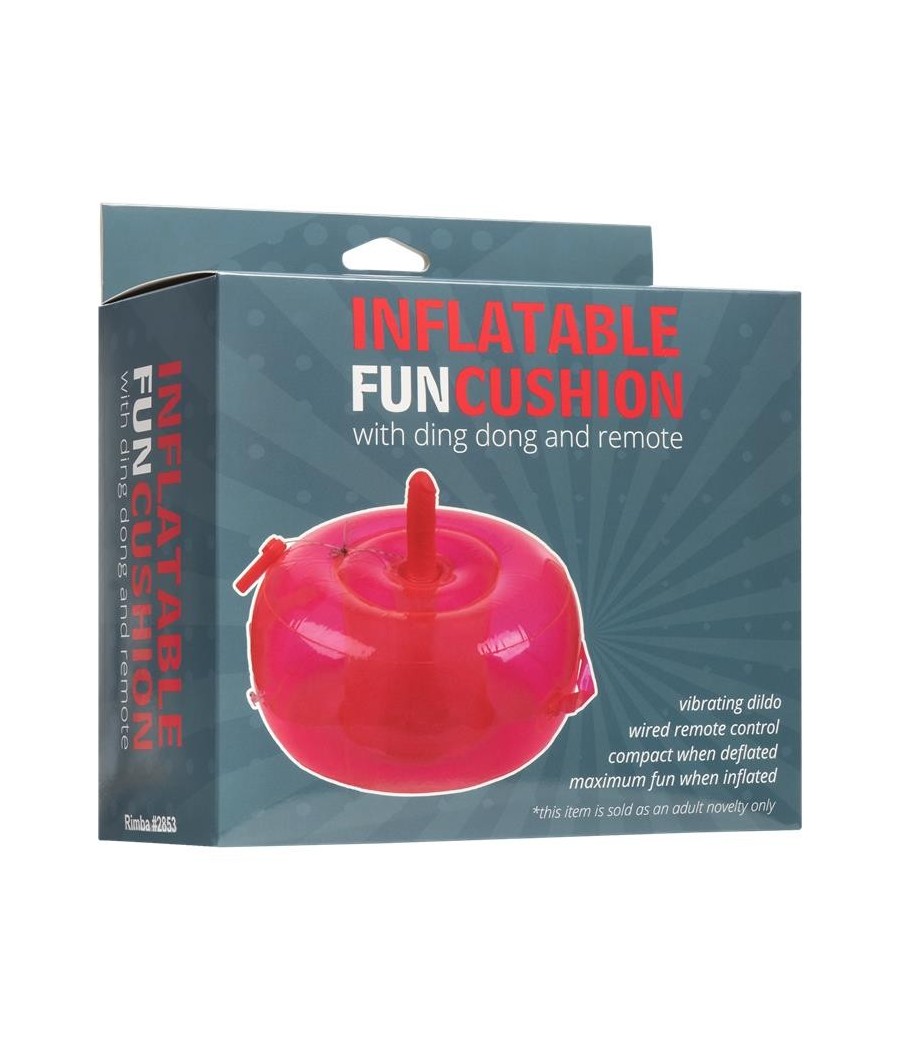 Coussin gonflable avec gode, vibration et contrôle à distance Ding Dong