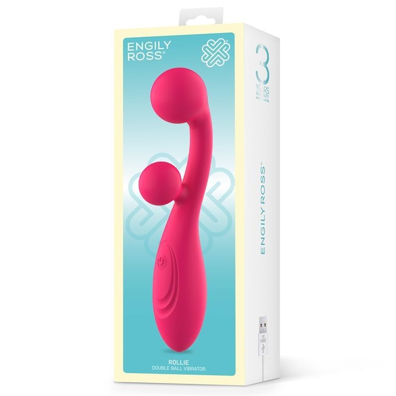 Rollie Vibromasseur avec double boule stimulateur