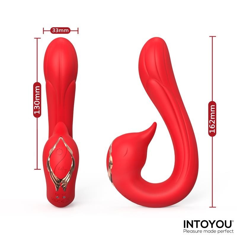 Swana Vibromasseur avec langue et angle réglable