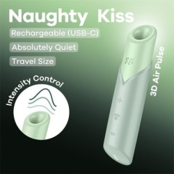 Vibromasseur à impulsions d'air Naughty Kiss