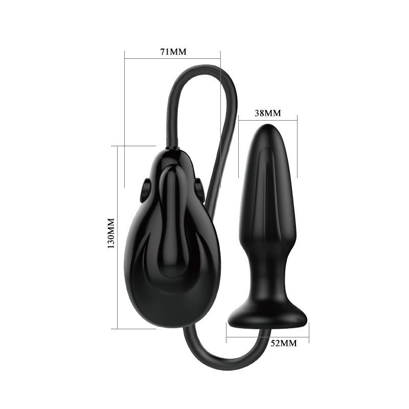 Plug Anal avec Gonflage Automatique vibrant