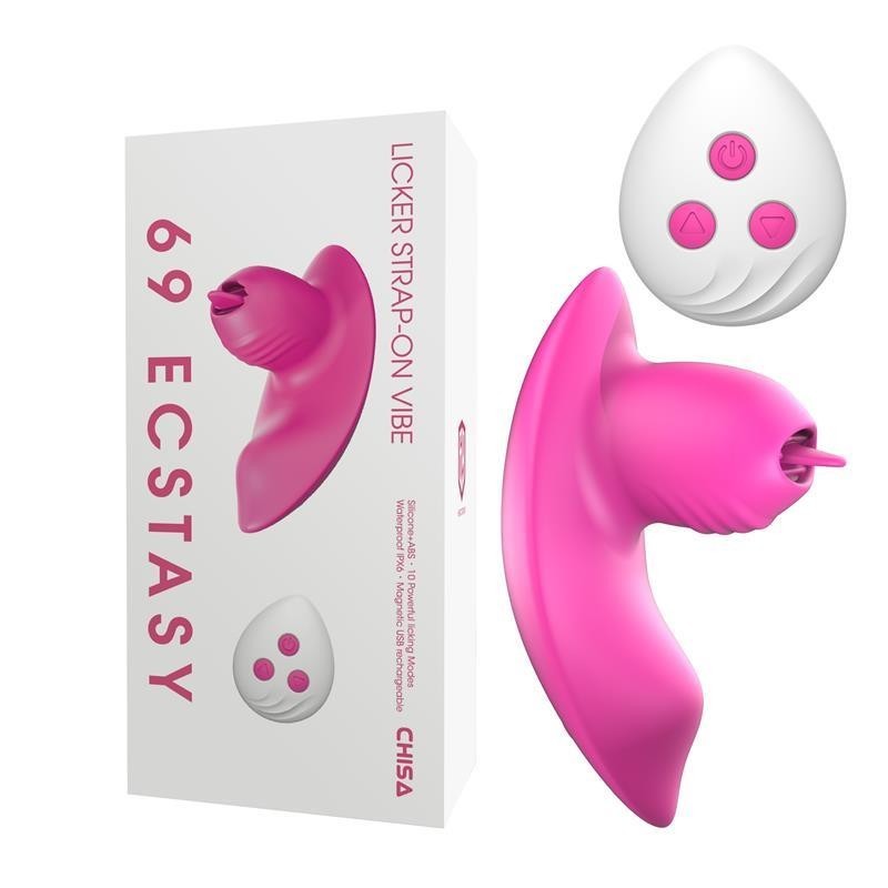 Licker Strap-on Stimulateur avec léchage