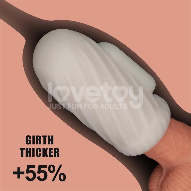 Knights Ring Etui à pénis et stimulateur spirale