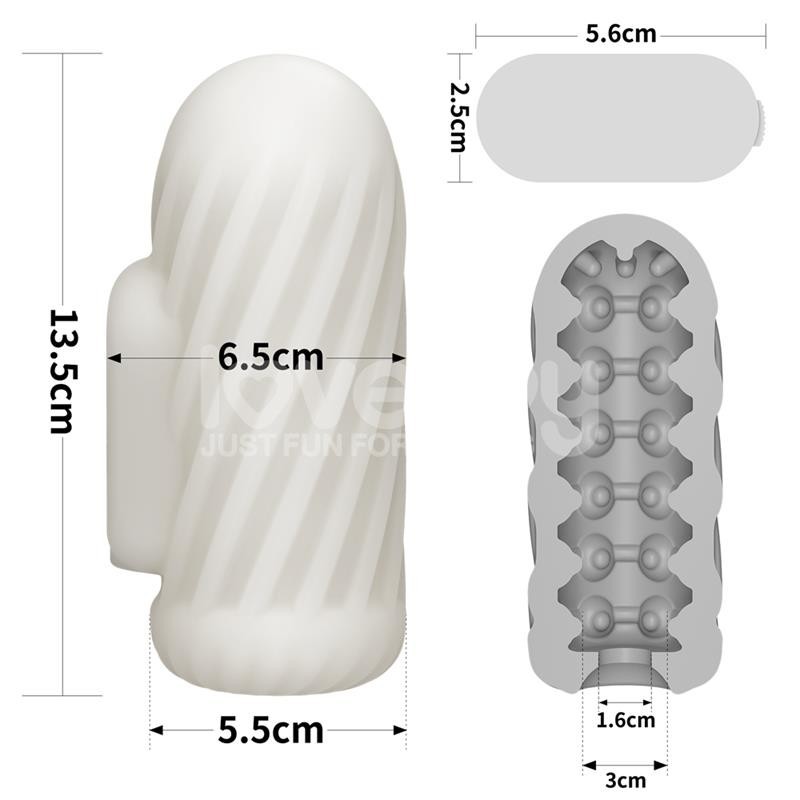 Knights Ring Etui à pénis et stimulateur spirale