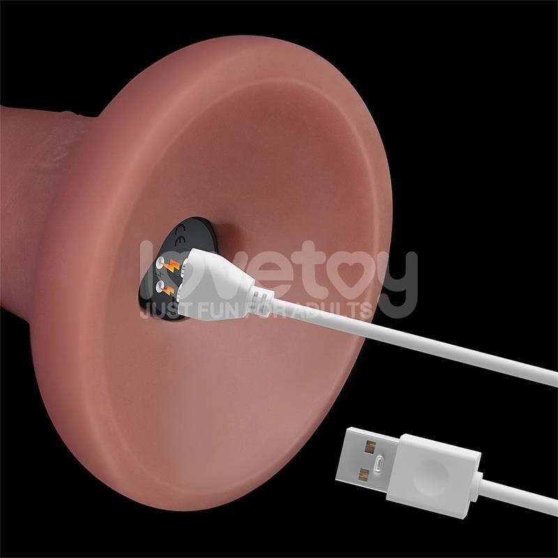 Gode double couche vibrant 6