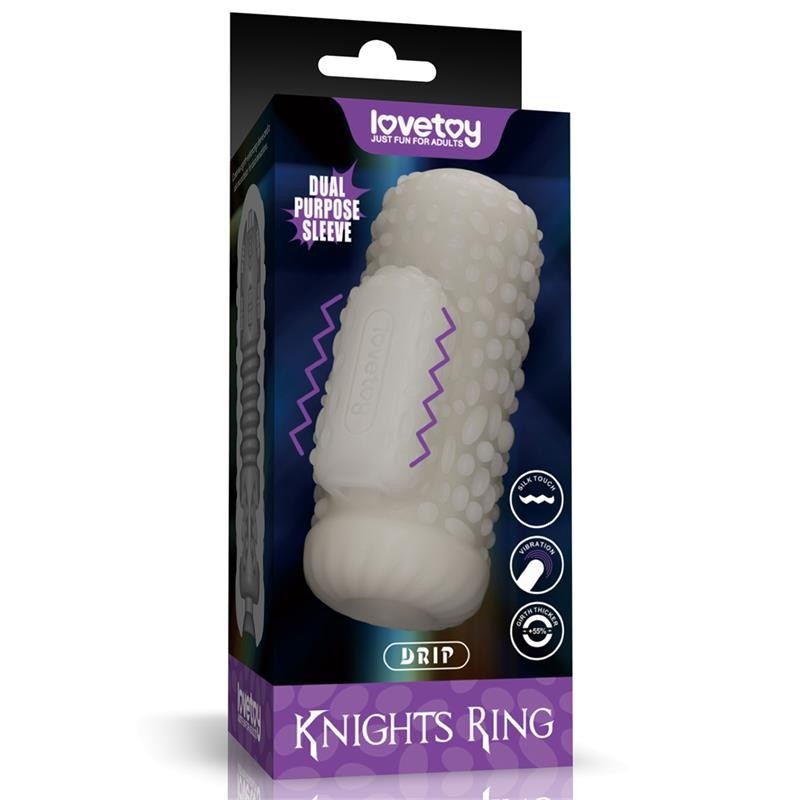 Knights Ring Etui à pénis et stimulateur Drip