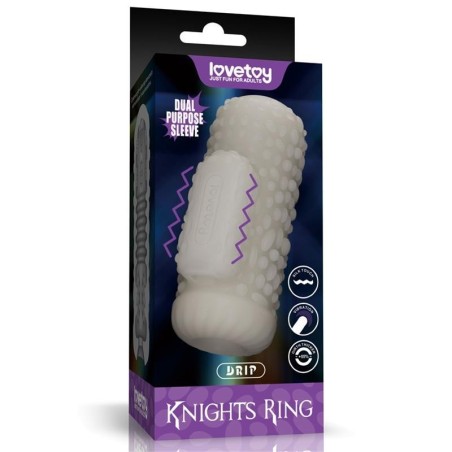Knights Ring Etui à pénis et stimulateur Drip