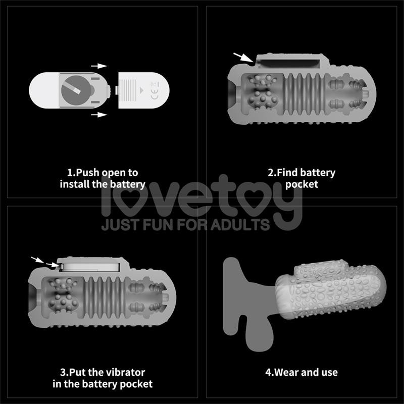 Knights Ring Etui à pénis et stimulateur Drip