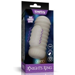 Knights Ring Etui à pénis et stimulateur ondulé