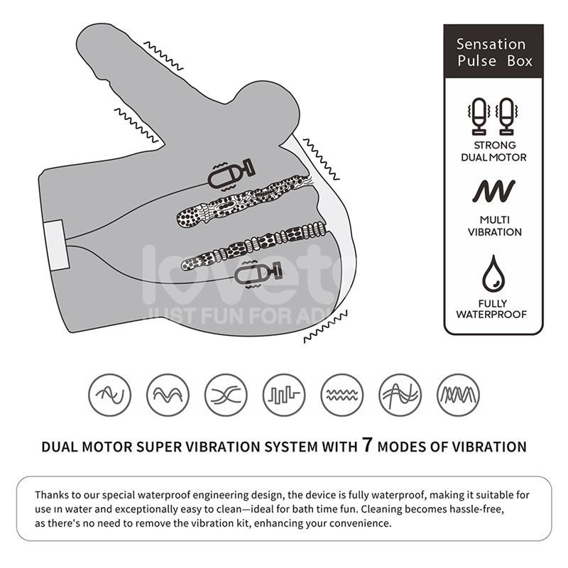 Streetgirls Masturbateur à double moteur Sensation Pulse