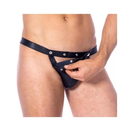 Panty masculin en cuir Taille Unique