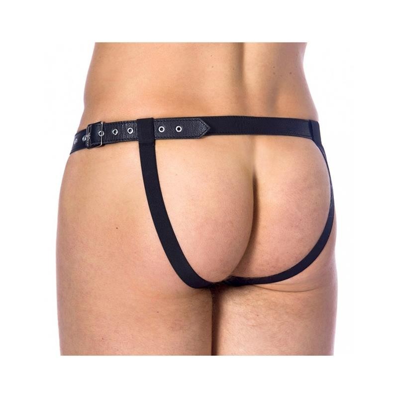 Panty masculin en cuir Taille Unique