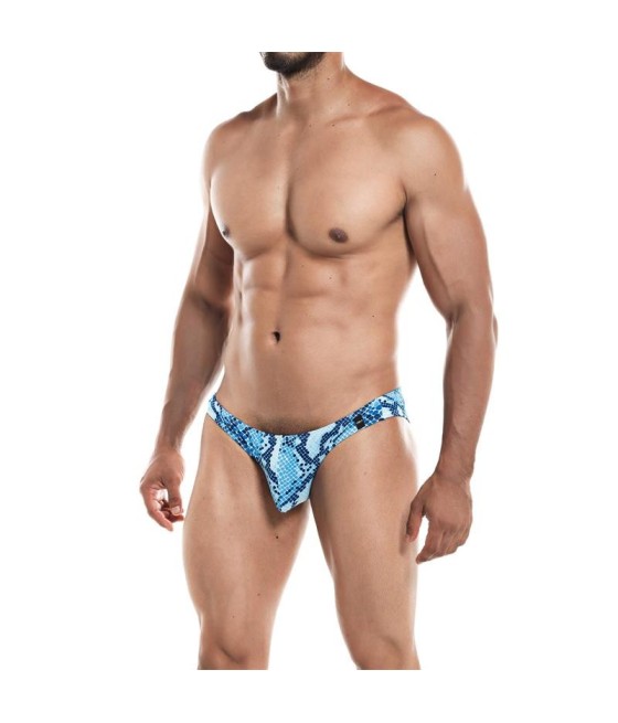 Tanga Classique Provocateur argenté Skai