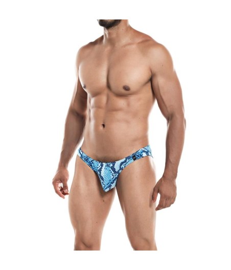 Tanga Classique Provocateur argenté Skai