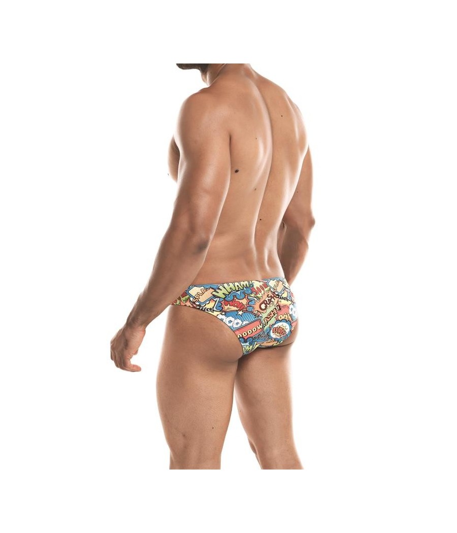 Slip Bikini coupe basse Provocatif bande déssinée