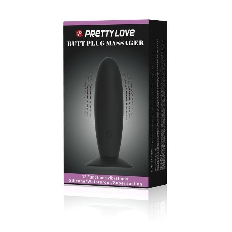 Vibromasseur anal Pretty Love Plug couleur noir