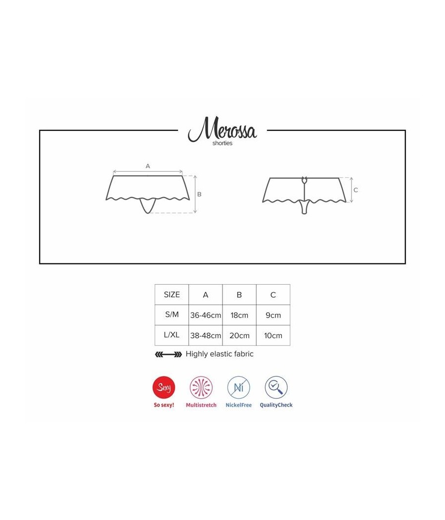 Merossa culotte ouvertes Couleur Noir