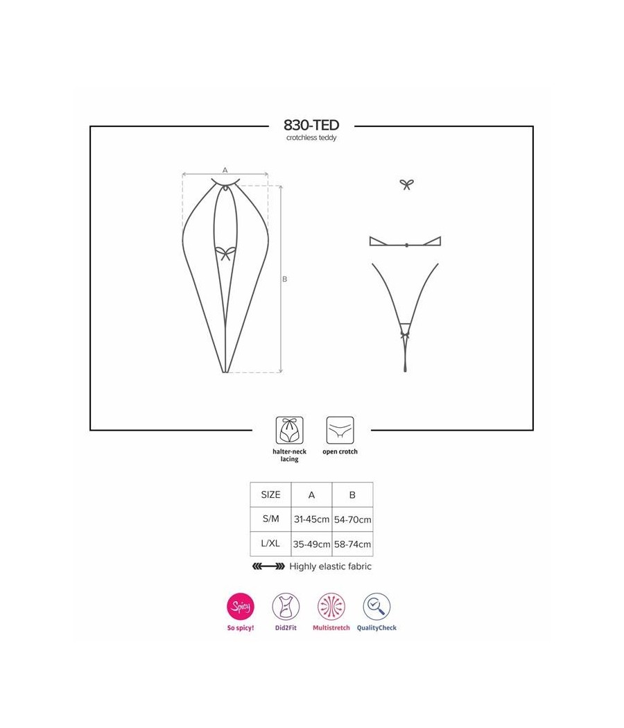 830-TED-1 teddy Couleur Noir