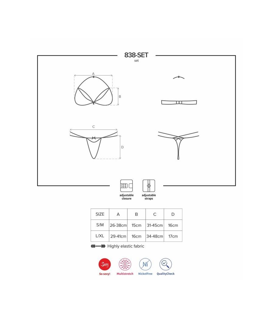 Hetea Set 3 Pièces rouge
