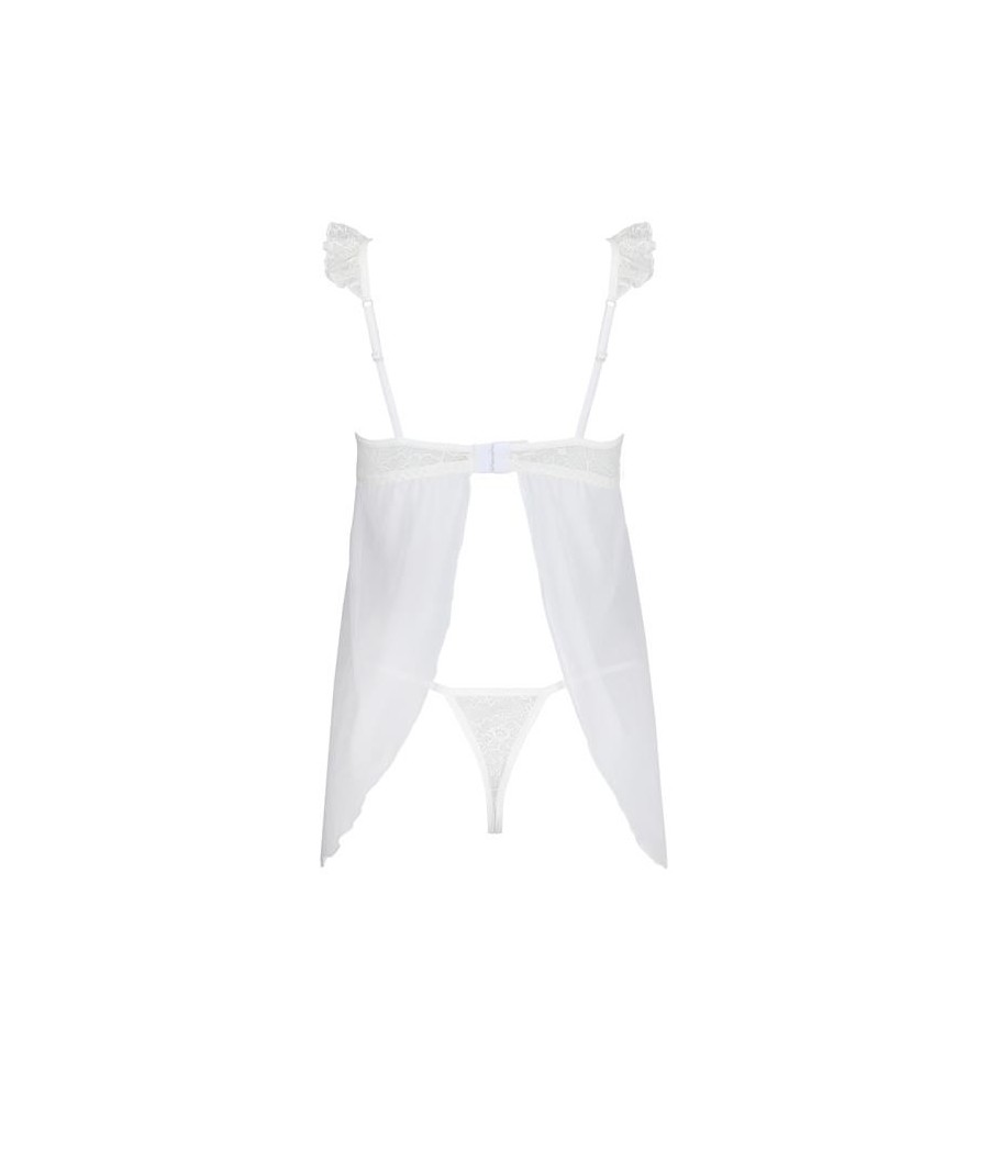 Milagros nuisette et Tanga blanc