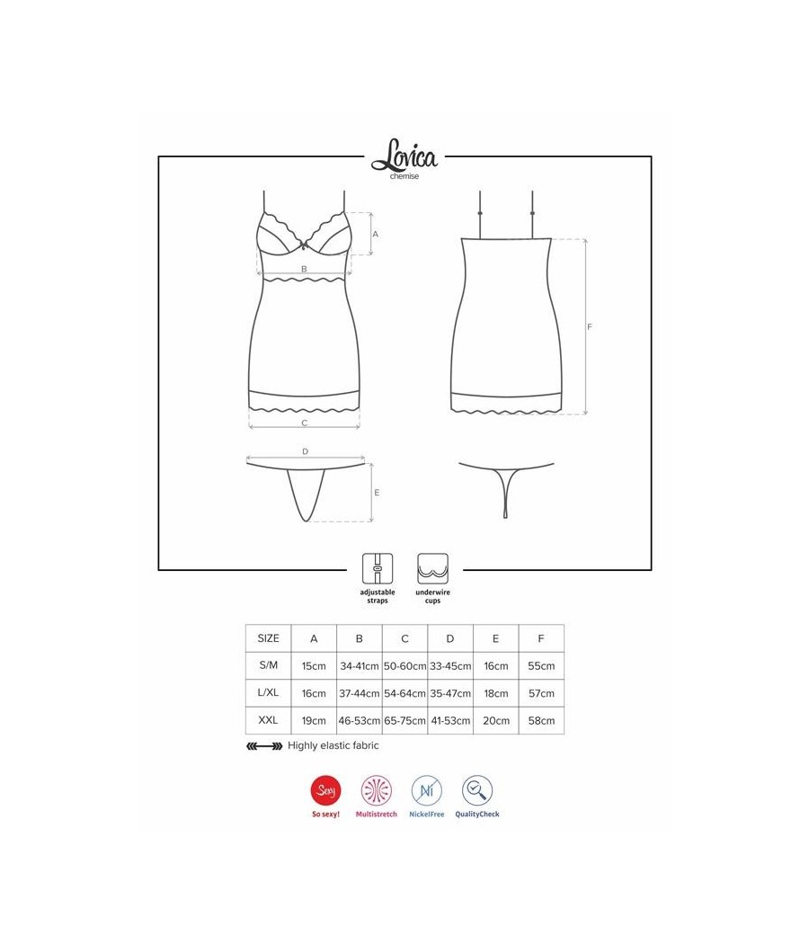 Lovica nuisette et Tanga Couleur rouge