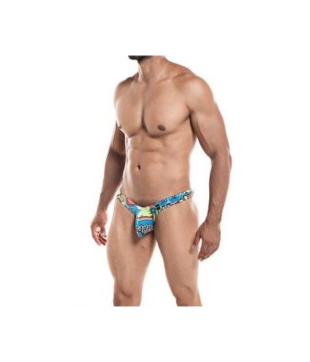 Pochette Tanga C4MPE02 sublimant motif léopard teinté