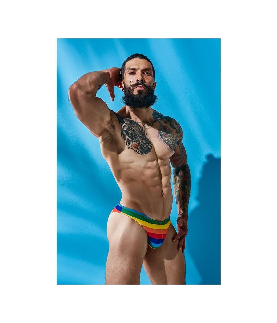 C4M01 slip / maillot de bain arc-en-ciel