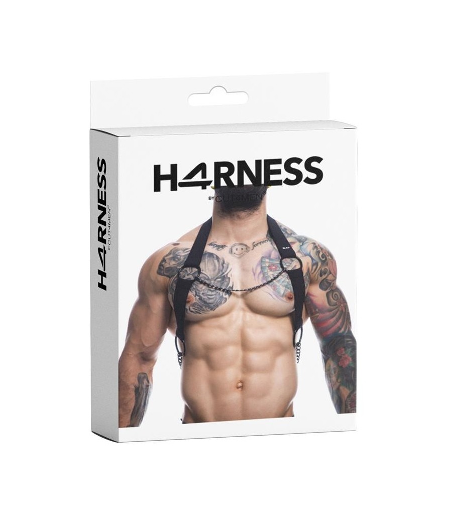 Chaîne noire harnais de poitrine