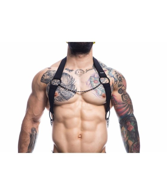 Chaîne noire harnais de poitrine