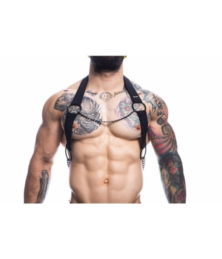 Chaîne noire harnais de poitrine